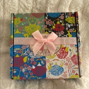 Colorful Gift Box with Pink Bow